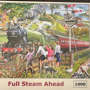 Luxe Vibrant Train Journey Puzzle